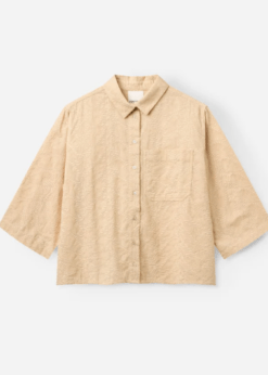 AJ117 Project Skjorte I Brokade Stof