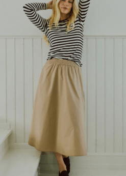 Beige Farvet Breeze Nederdel Fra freequent