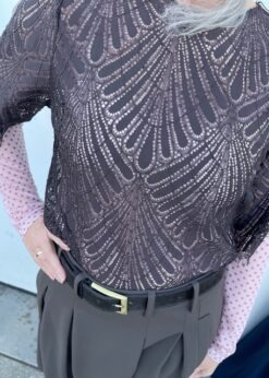 Brun Leti Bluse Fra Co Couture