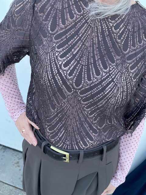 Brun Leti Bluse Fra Co Couture