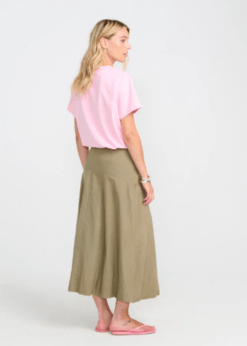 Costa Mani Lyserød Florist T Shirt