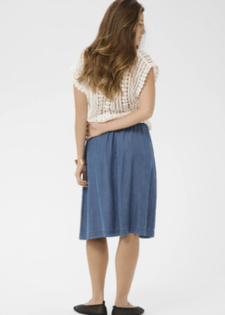 Denim Nederdel Style Molly Fra Cream