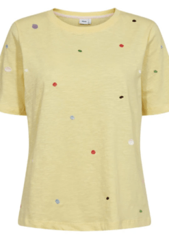 Gul Delora T Shirt Fra Numph