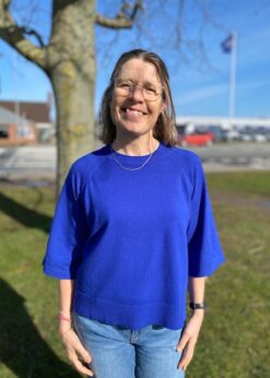 Koboltblå Soft Rebels Helen Bluse