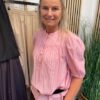 Lyserød Ebella Bluse Fra Freequent