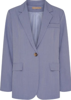 Majken Blazer I Jeans Blå Fra Marta