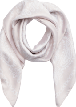 Marta Finja Tørklæde Creme Print