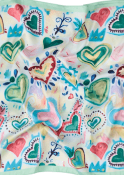 Marta Finja Tørklæde Grøn Multifarvet Print