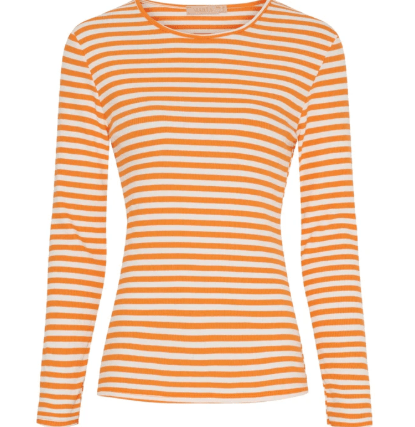 Marta Josiane Bluse Orange Striber