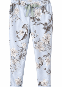 Marta Rosabel Buks Lyseblå Med Blomsterprint