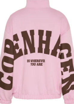 Marta Sweat Cardigan Lyserød Brun