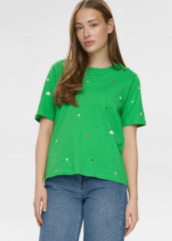 Numph Delora T Shirt Grøn