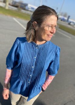 Part Two Alesia Bluse I denim