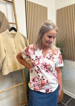 Part Two Gesinas T Shirt Rosa Pink Blomsterprint