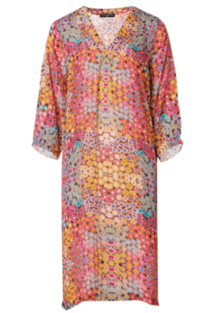 Peace Heart Joy Dora Kjole Peach Multi Print