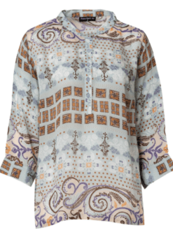 Peace Heart Joy Sophie Bluse Elegant Print