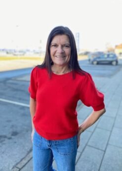 Sillar Bluse I Rød Fra Cream