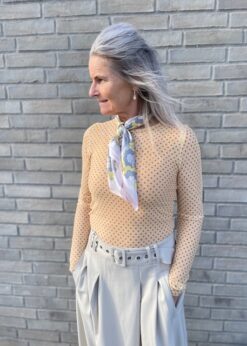 Three M Tørklæde Og Small Dots Gul Mesh