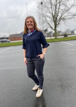 Blå Stribet Rex Buks Og Katie Strik fra Freequent