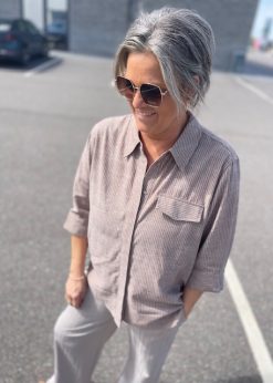 Brunstribet Jiho Skjorte Fra Co Couture