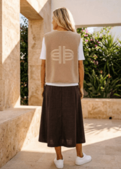 Camel Farvet Tracy Vest Fra Prepair