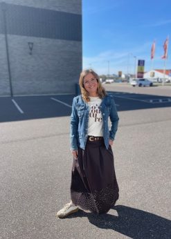 Co Couture Poppy Nederdel Og Co Couture T Shirt Og Costa Mani Denim jakke