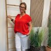 Cream Allie Bluse I Rød
