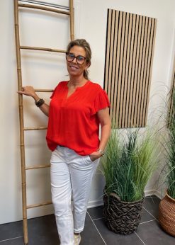 Cream Allie Bluse I Rød