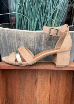 Duffy Sandal Camel Guld Style 97 21326