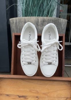 Hvide Sneakers På Tyk Sål Style 97 43110