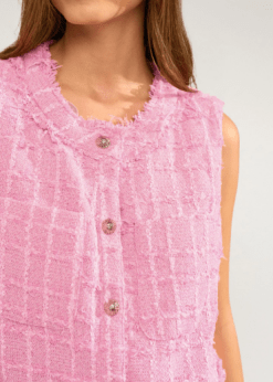 Lyserød Pink Kamilla Vest Fra numph