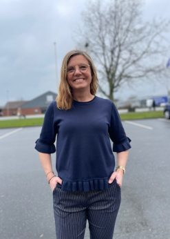 Marineblå Katie Pullover Fra Freequent