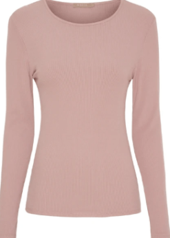 Marta Aster Langærmet T Shirt Gammel Rosa