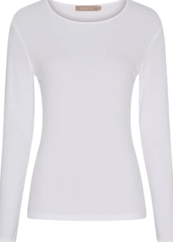 Marta Aster Langærmet T Shirt Hvid