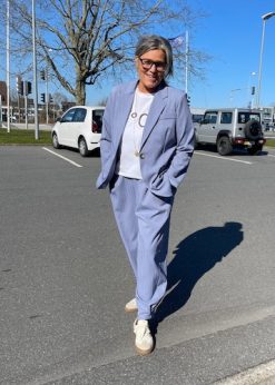 Marta Blå Jakkesæt Og Co Couture T Shirt