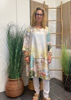 Marta Fabiana Kjole Giallo Print