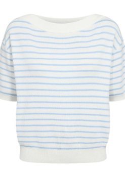 Numph Sillio Bluse Lyseblå Stribet