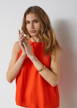 Orange Aura Top Fra Co Couture
