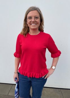 Rød Katie Pullover Fra Freequent