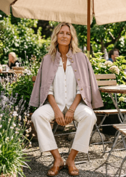 Rosa Farvet Bree Jakke Fra Prepair