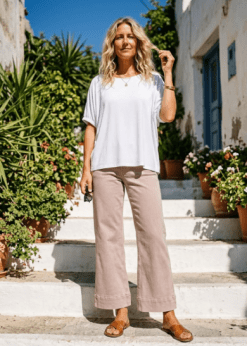 Rosa Farvet Malia Jeans Fra Prepair