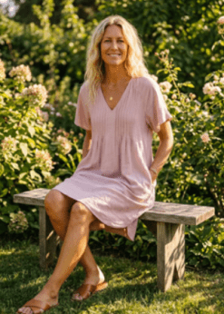 Rosa Jennifer Kjole Fra Prepair