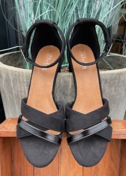 Sort Duffy Sandal 97 21326