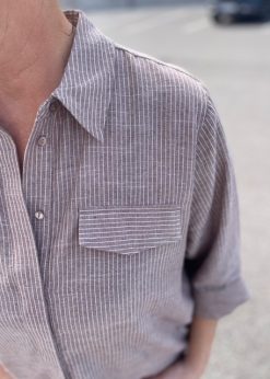 Stribet Jiho Skjorte Fra Co Couture