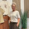 Stribet Zanti Bluse Fra Freequent Beige Offwhite