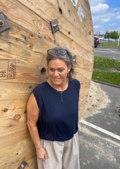 Blå Liana Bluse Fra Freequent