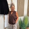 Brun Sally Bluse Fra Freequent