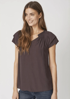 Brun Sunrise Bluse Fra Co Couture
