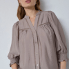 Co Couture Callum Lace Puff Taupe