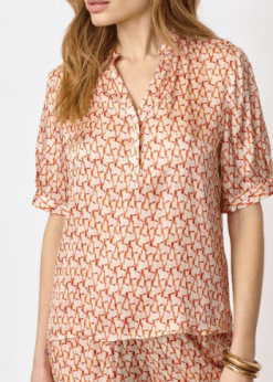 Co Couture Carmine Bluse I Print